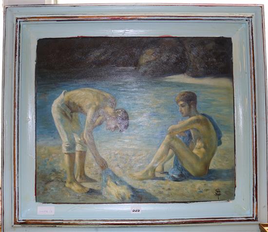Modern British oil - beach